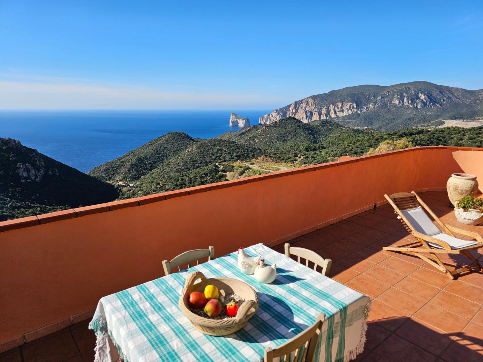 فيلا Casa Con Magnifica Vista Mare Nebida المظهر الخارجي الصورة